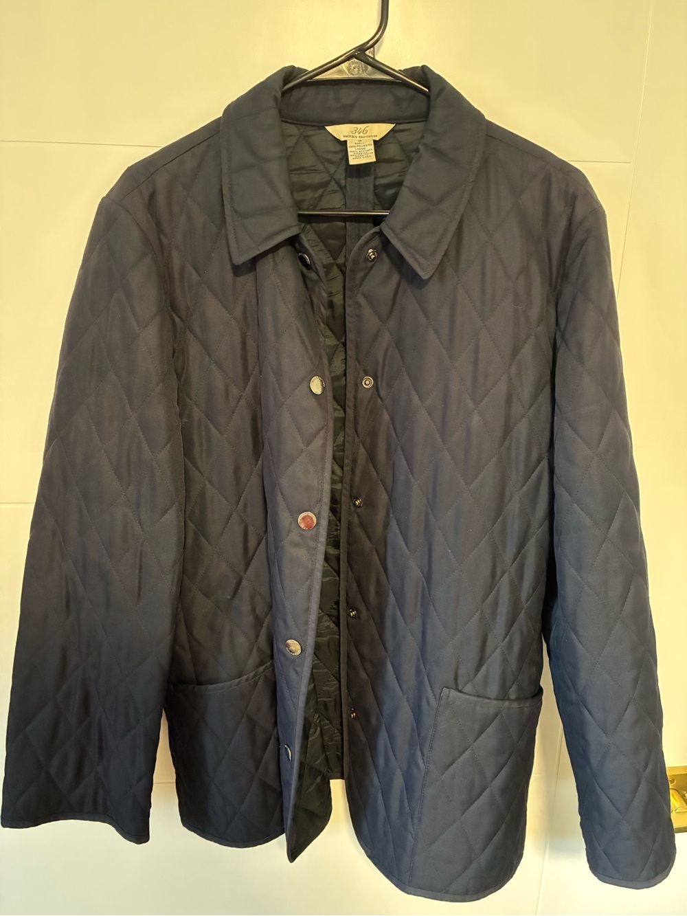 Barbour Quilted Jacket in Black Like New